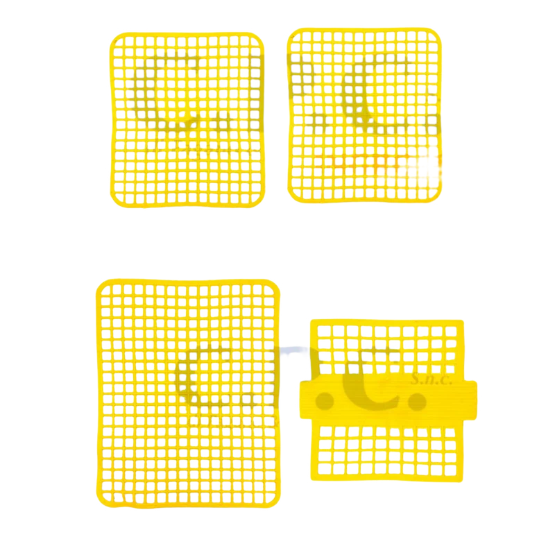 TAPPETI PER LAVELLO SET LAVELLO SALVA LAVELLO DI PLASTICA 4 PEZZI VARI COLORI MADE ITALY