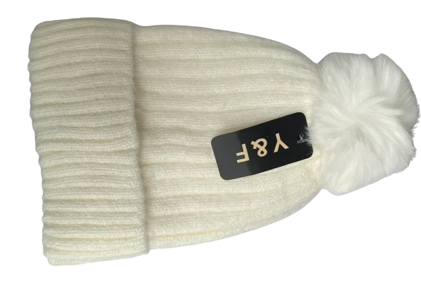 CAPPELLO DI LANA FELPATO ALL'INTERNO CAPELLO IN PILE DA UOMO E DONNA CON PON PON VARI COLORI