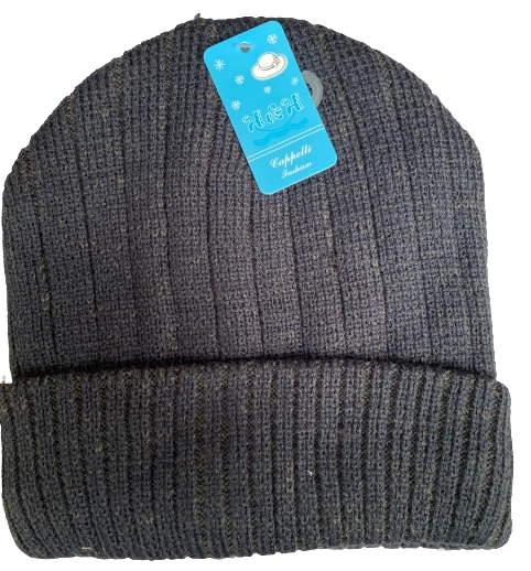 CAPPELLO DI LANA FELPATO ALL'INTERNO CAPELLO IN PILE DA UOMO E DONNA VARI COLORI