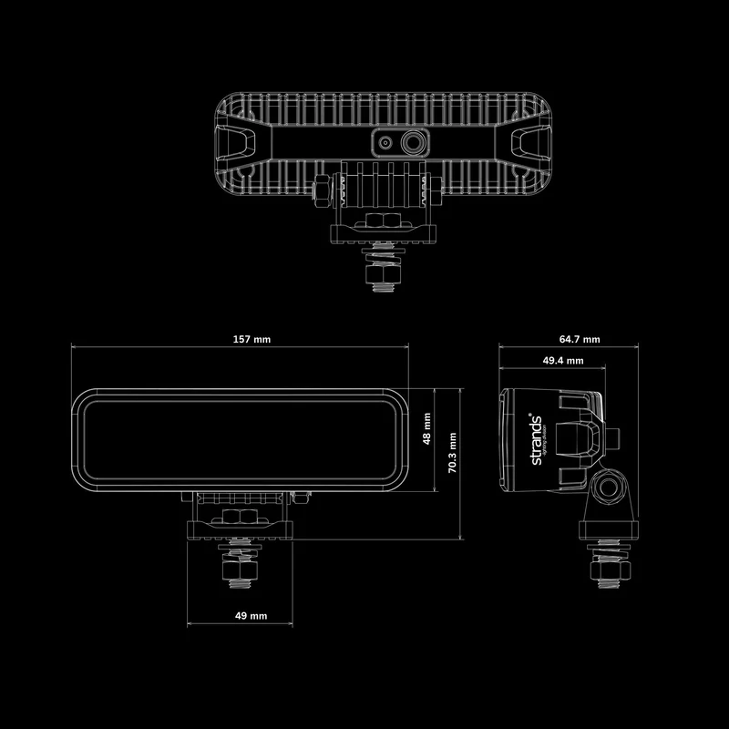 Faro di retromarcia e strobo Strands Skylord DUO Heavy Duty da 42W