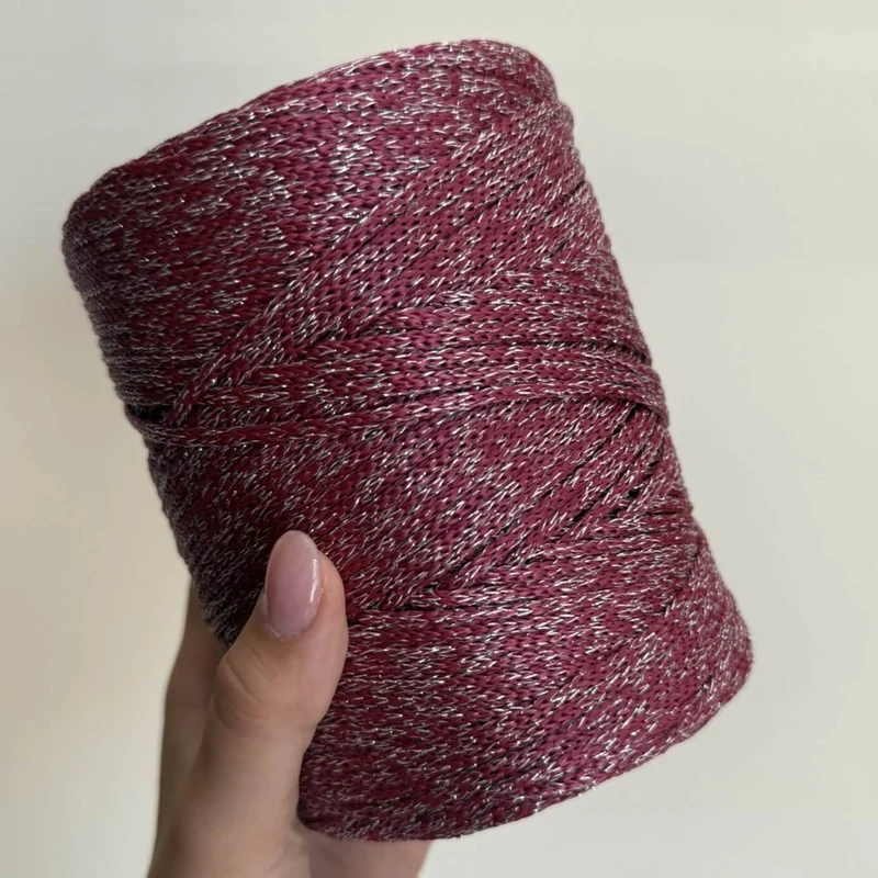 Cordino leggero lurex 3 mm