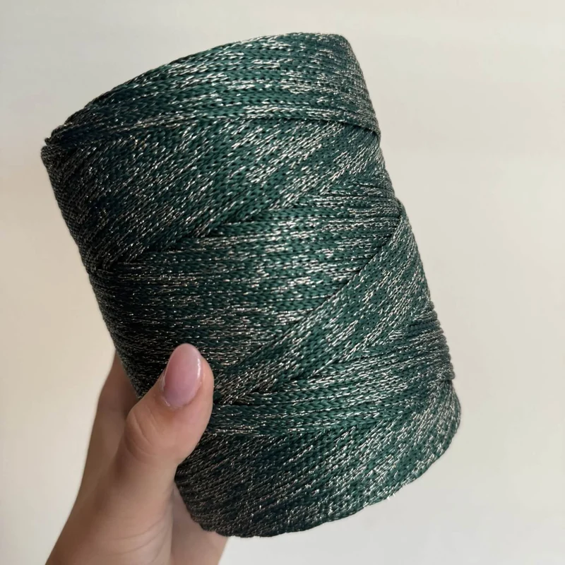 Cordino leggero lurex 3 mm