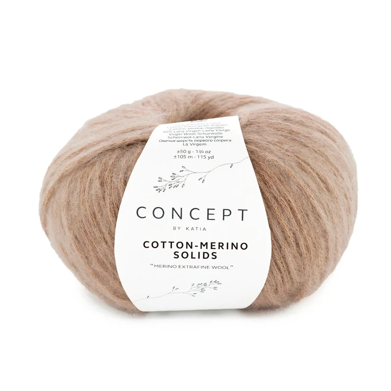 katia cotton-merino solidi