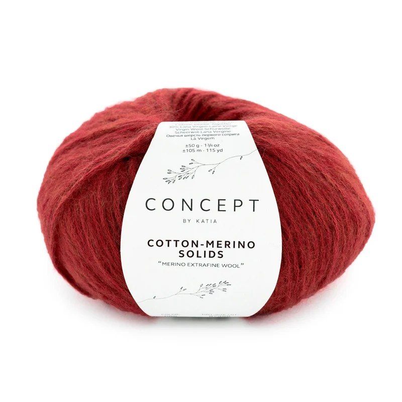 katia cotton-merino solidi