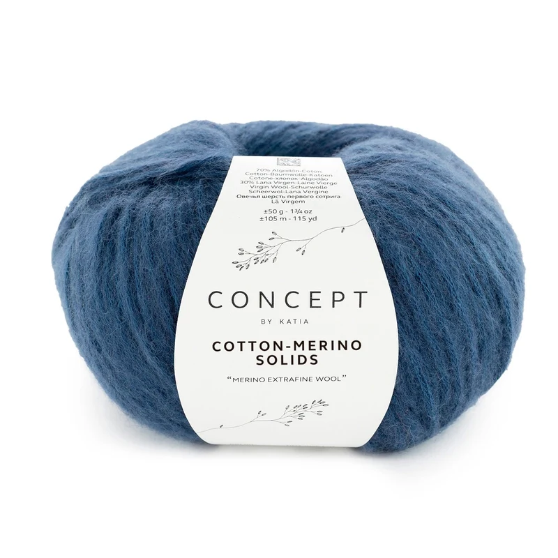 katia cotton-merino solidi