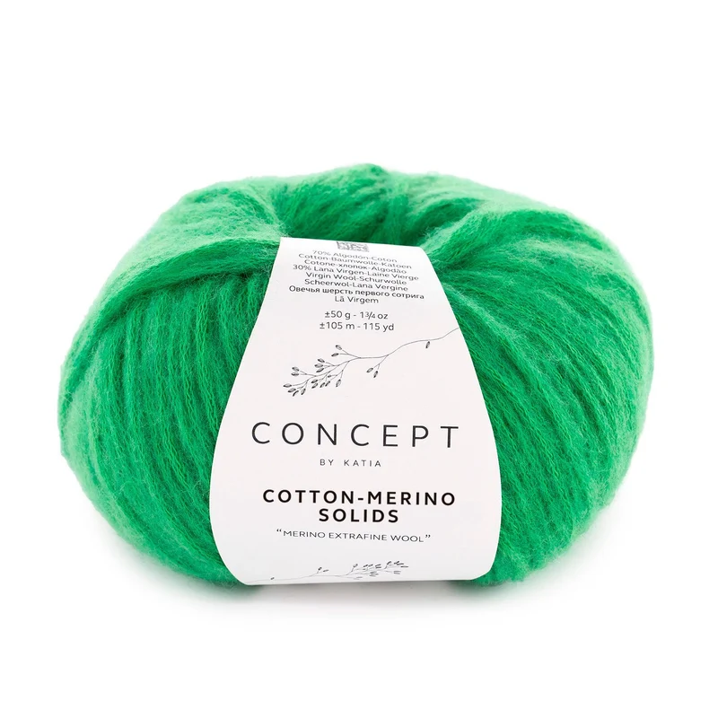 katia cotton-merino solidi