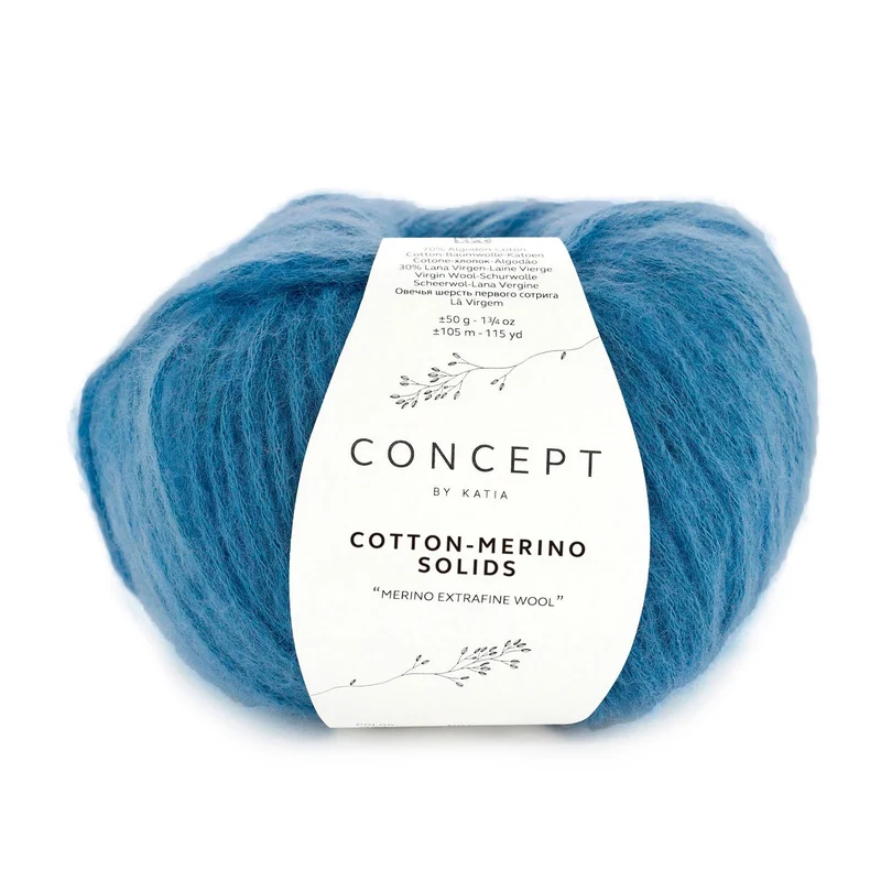 katia cotton-merino solidi