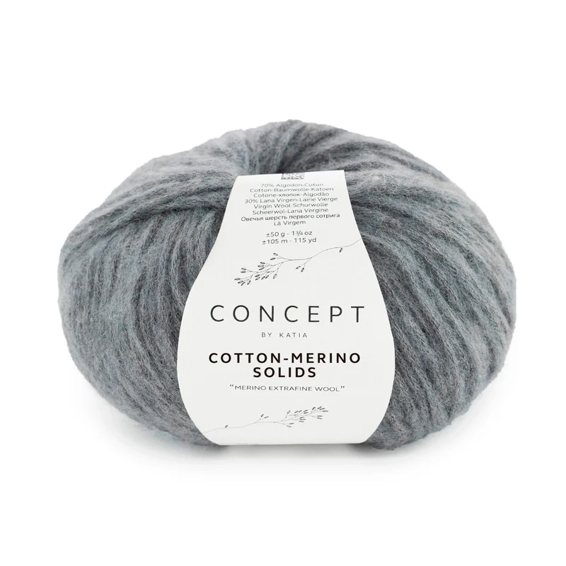 katia cotton-merino solidi