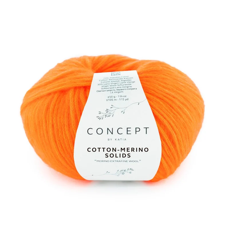 katia cotton-merino solidi