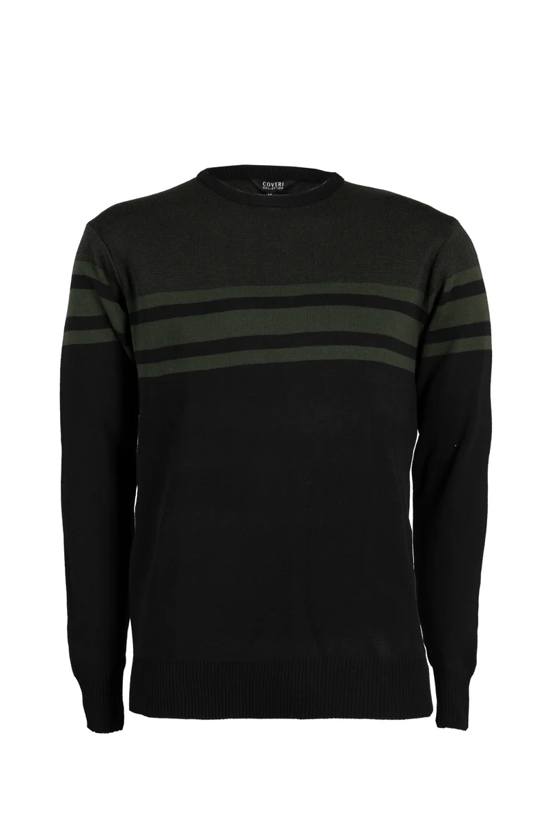 Pullover uomo Coveri Collection girocollo a righe