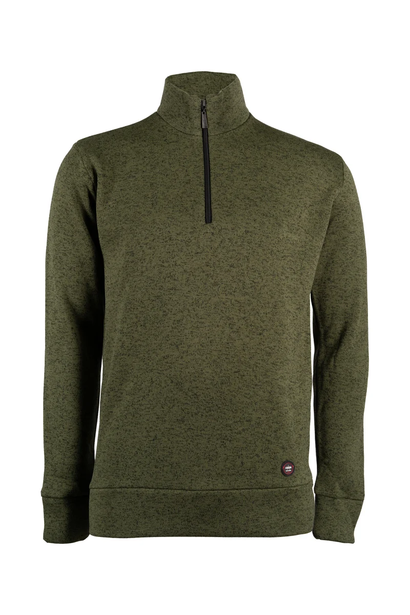 Felpa uomo Coveri Contemporary mezza zip collo in piedi