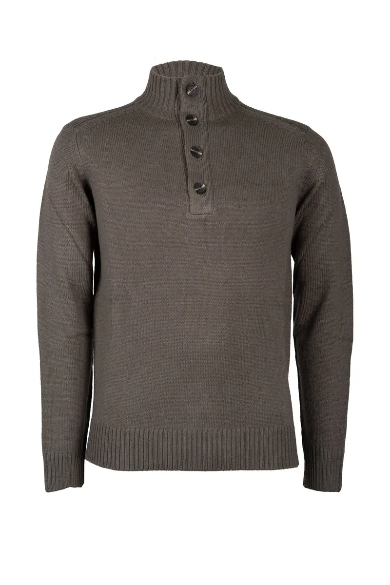 Pullover uomo Coveri Collection collo alto con bottoni