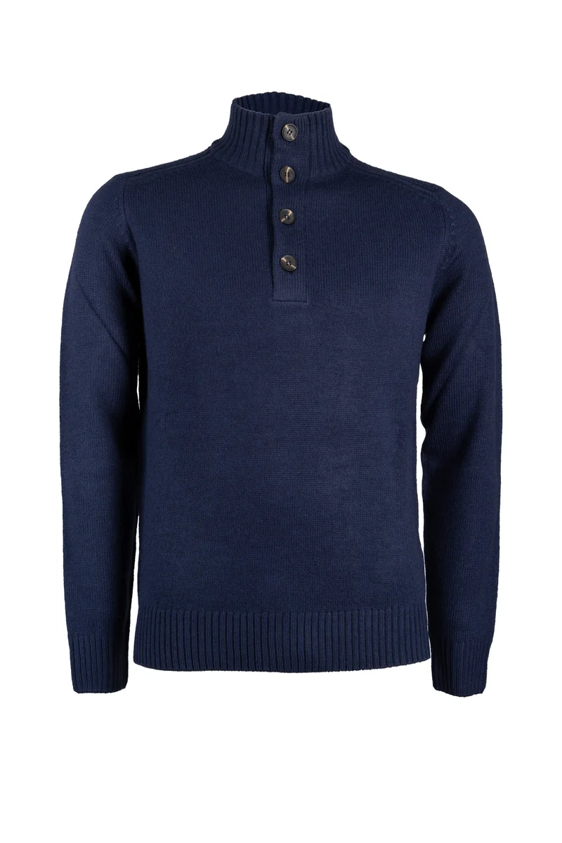 Pullover uomo Coveri Collection collo alto con bottoni