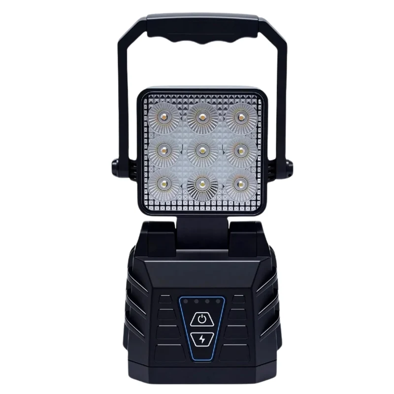 Faro da lavoro a LED ricaricabile con funzione stroboscopica