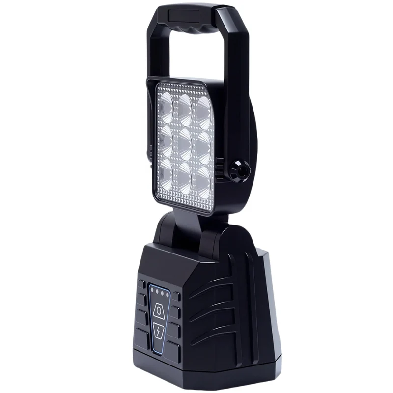 Faro da lavoro a LED ricaricabile con funzione stroboscopica