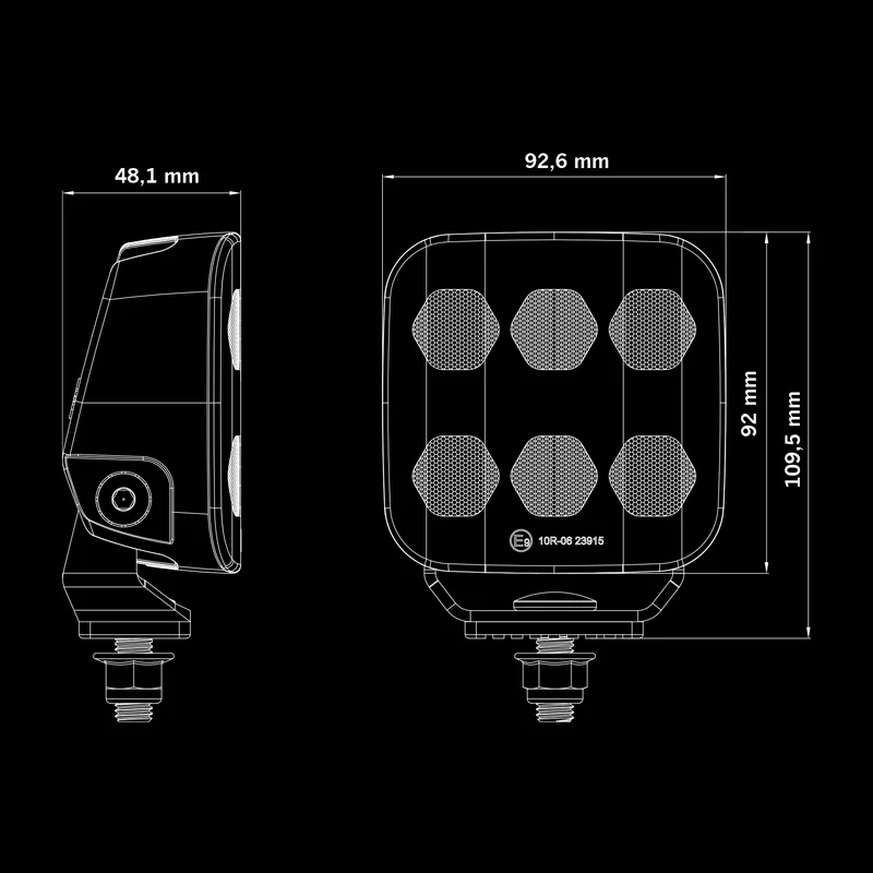 Lampada da lavoro Strands Unity Edge da 37W