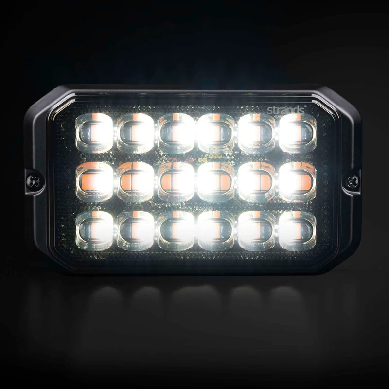 Strands Dark Knight Duo Strobe 18 LED Segnalazione luminosa / Ambra e bianca