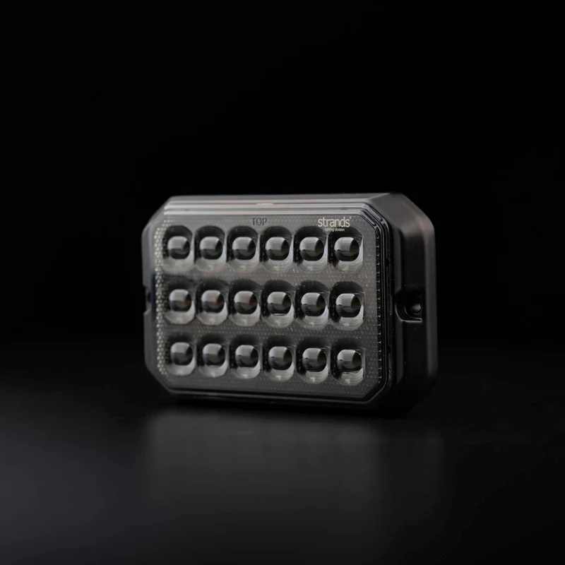 Strands Dark Knight Duo Strobe 18 LED Segnalazione luminosa / Ambra e bianca