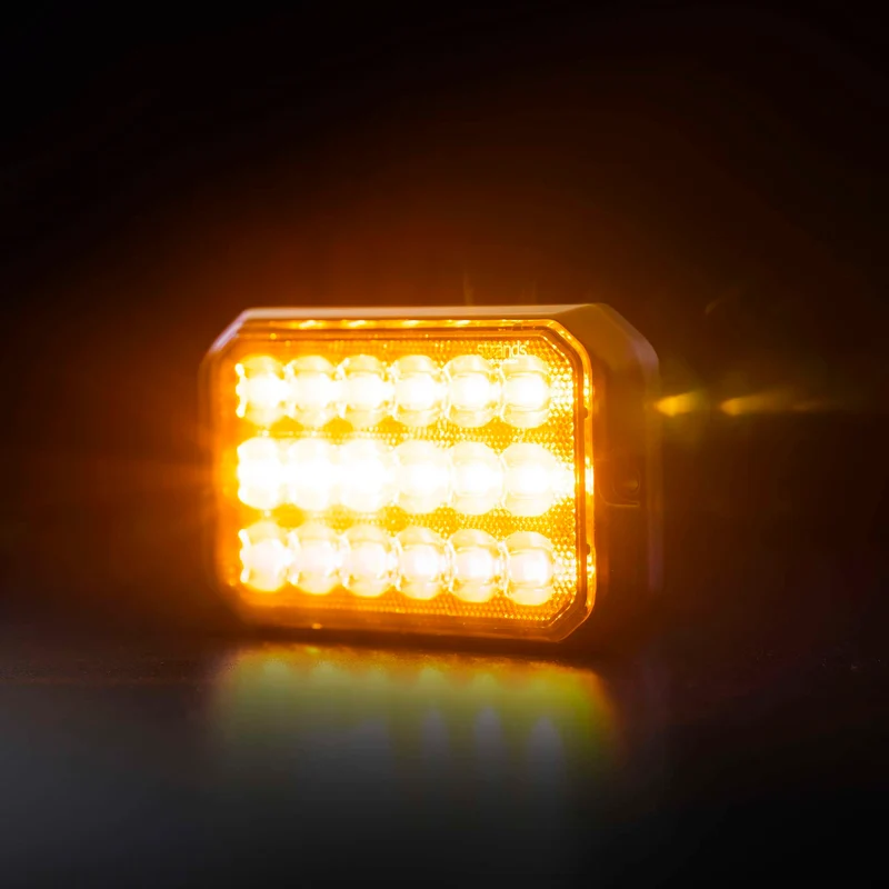 Strands Dark Knight Duo Strobe 18 LED Segnalazione luminosa / Ambra e bianca