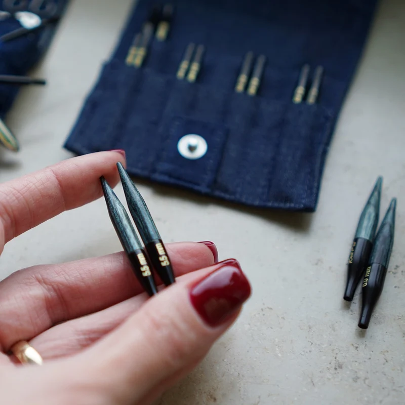 knit pro punte in denim