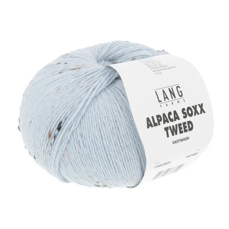 filati lang alpaca soxx tweed