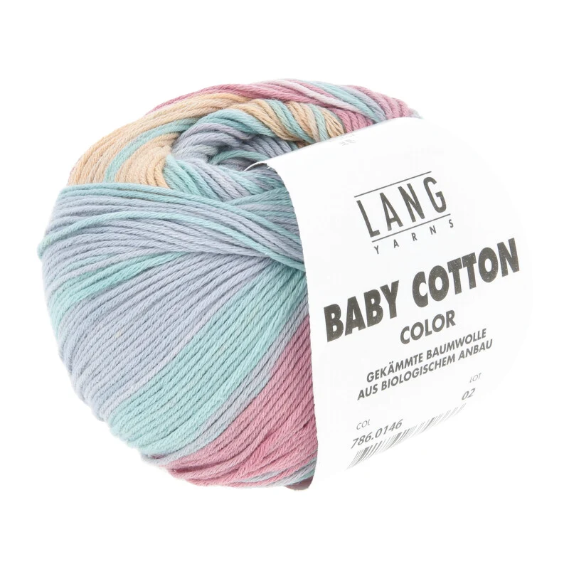 filati lang baby cotone colorato