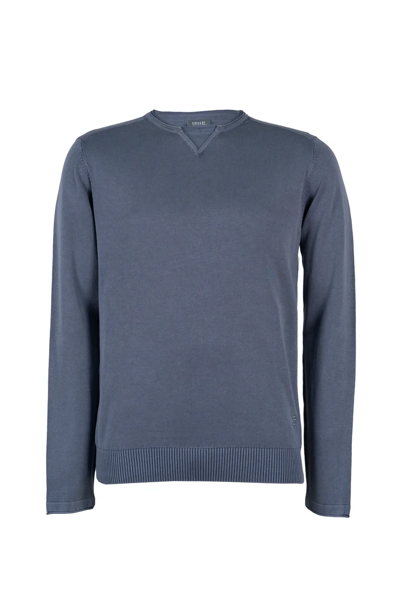 Maglia Coveri Collection con collo Y in jersey con impunture sulle spalle