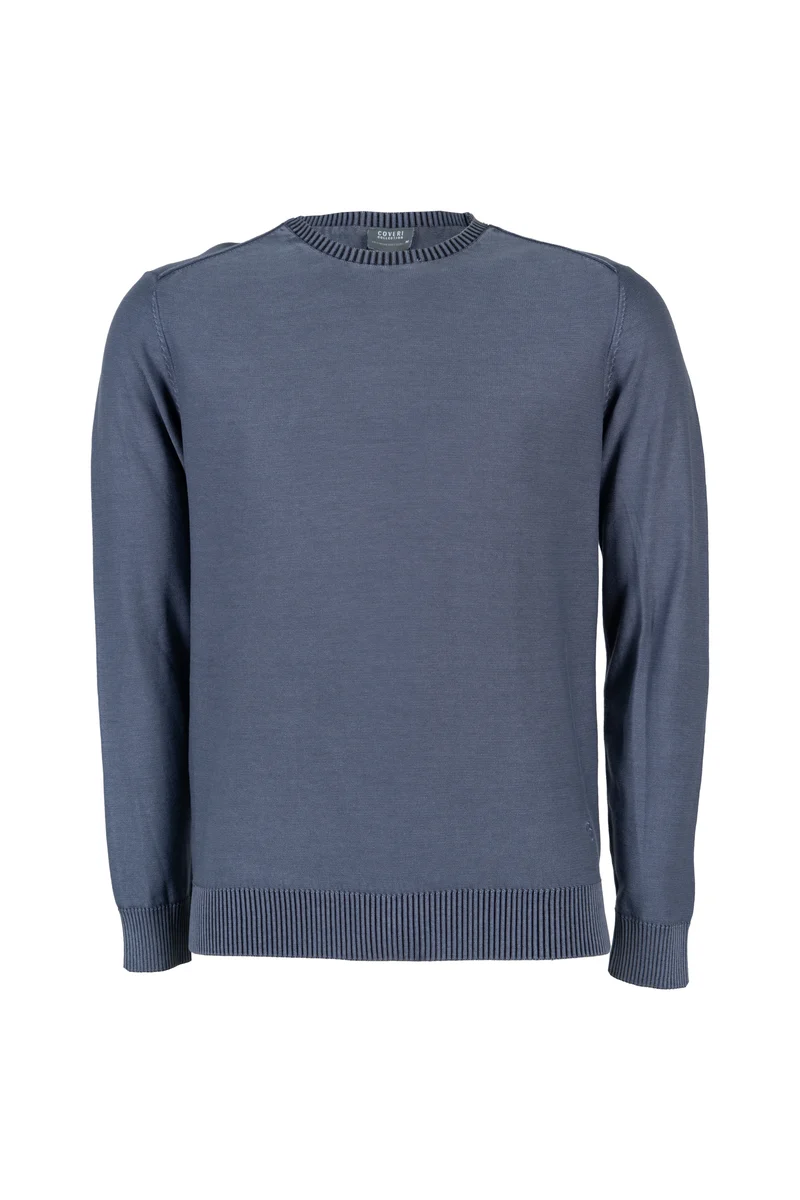 Maglia uomo girocollo Coveri Collection in cotone stone wash