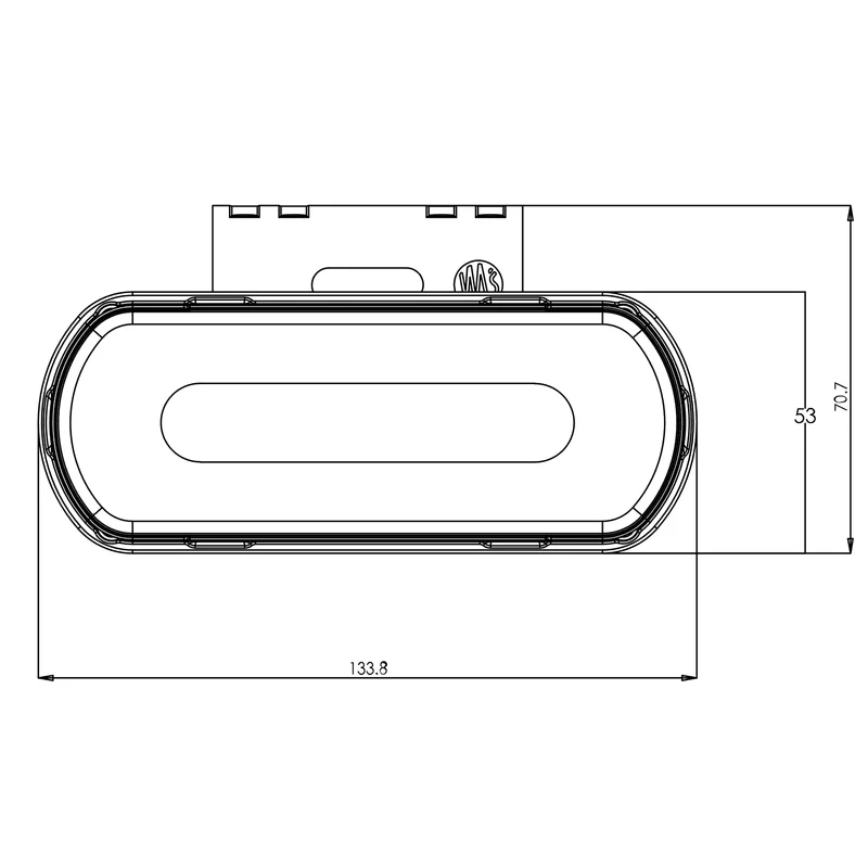 WAS W240 Luce di posizione ambrata con luce di contorno del veicolo