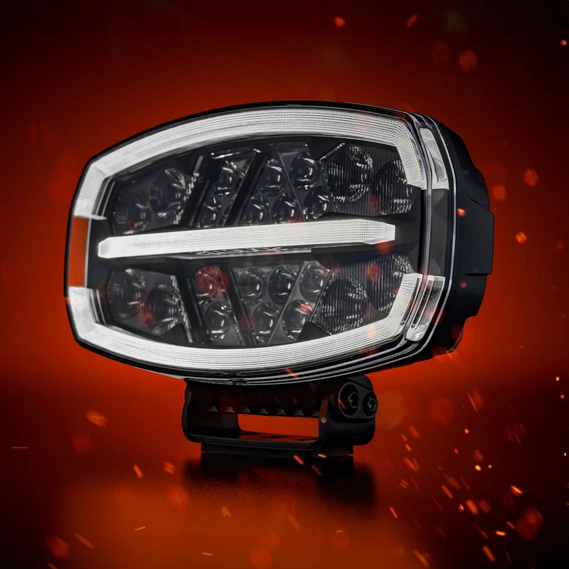 Faro ovale Strands Firefly ONE con strobo