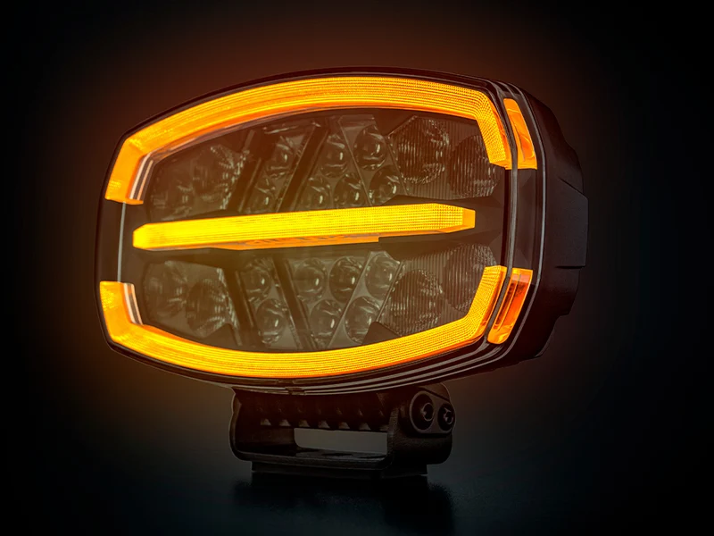 Faro ovale Strands Firefly ONE con strobo