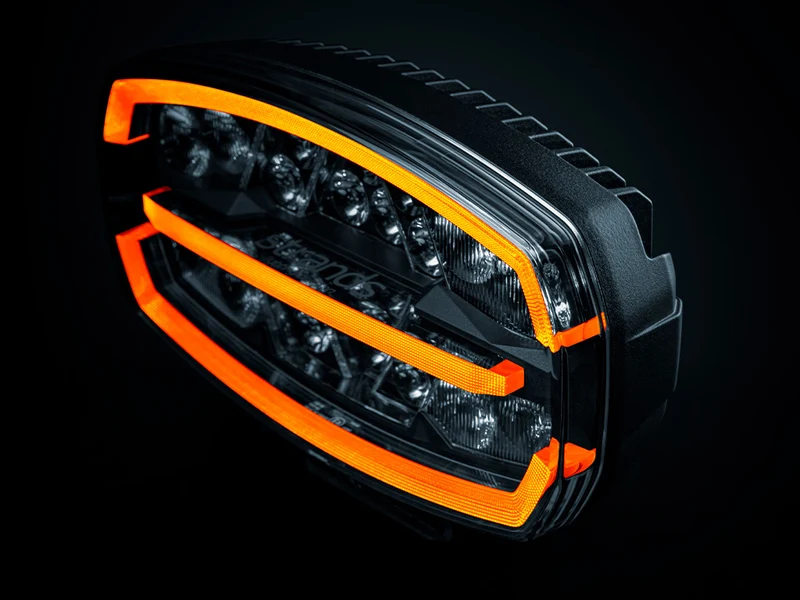Faro ovale Strands Firefly ONE con strobo
