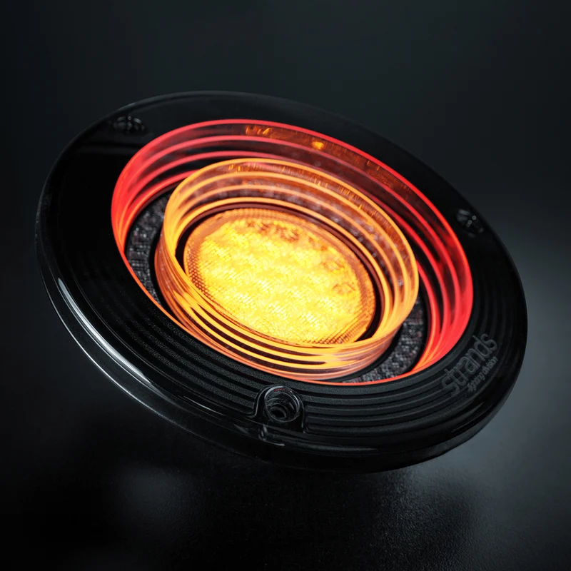 Luci posteriori rotonde Strands FOR9T ORBI / Stop, posizione e indicatore di direzione