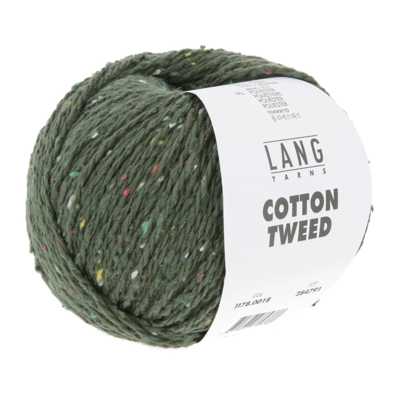 filati di cotone tweed lang