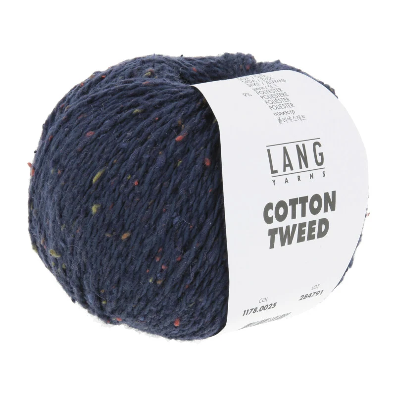 filati di cotone tweed lang