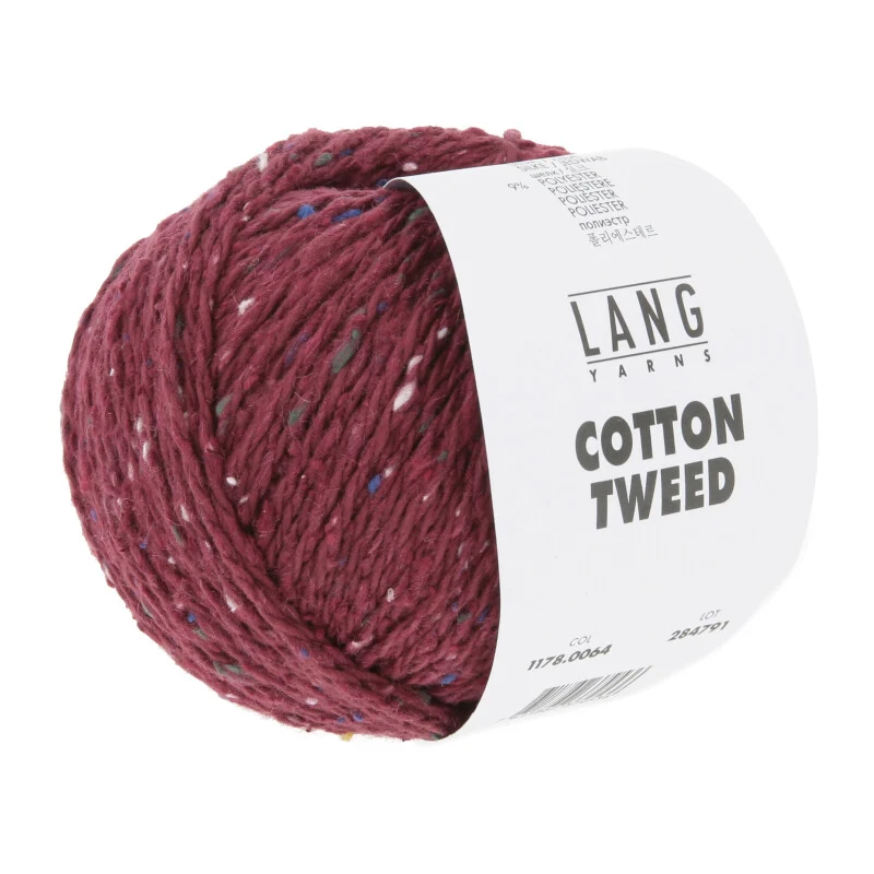 filati di cotone tweed lang