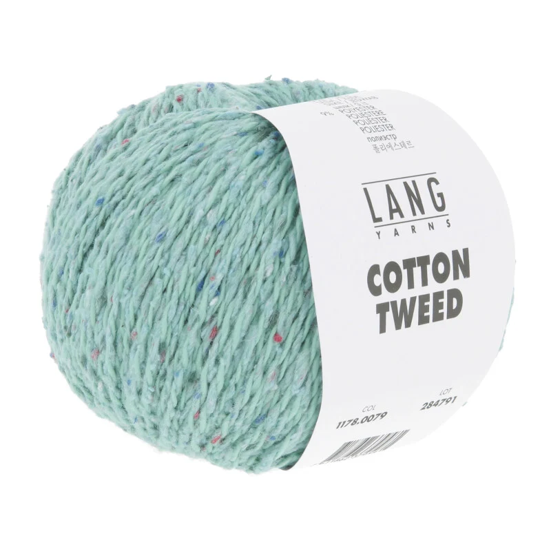 filati di cotone tweed lang