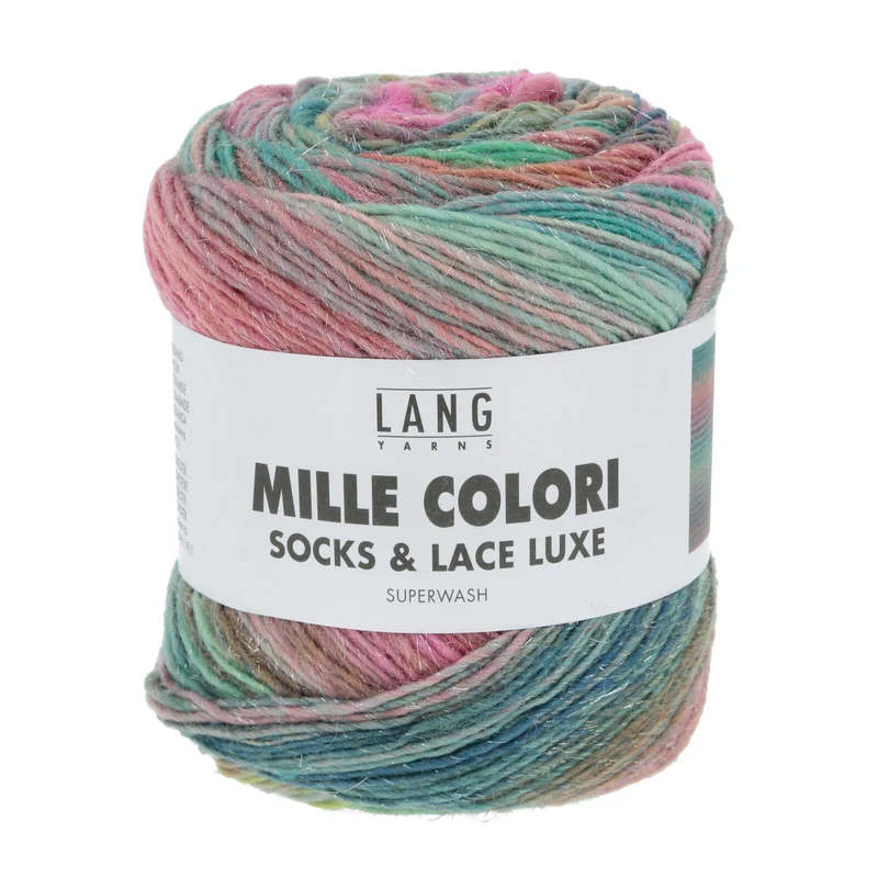 calzini lang filati mille colori e pizzo di lusso