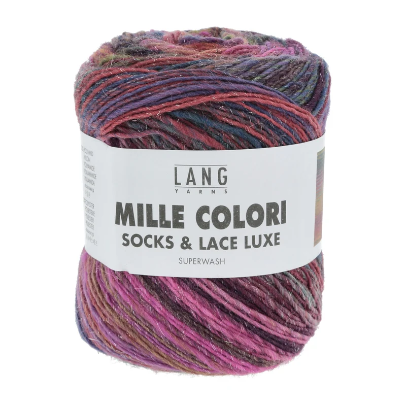 calzini lang filati mille colori e pizzo di lusso