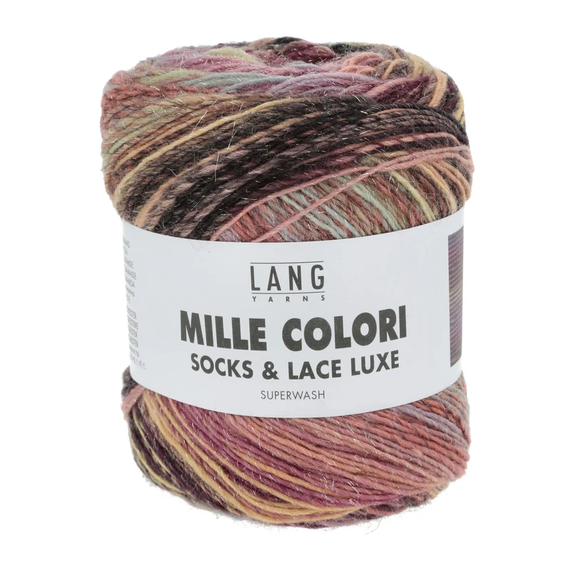 calzini lang filati mille colori e pizzo di lusso