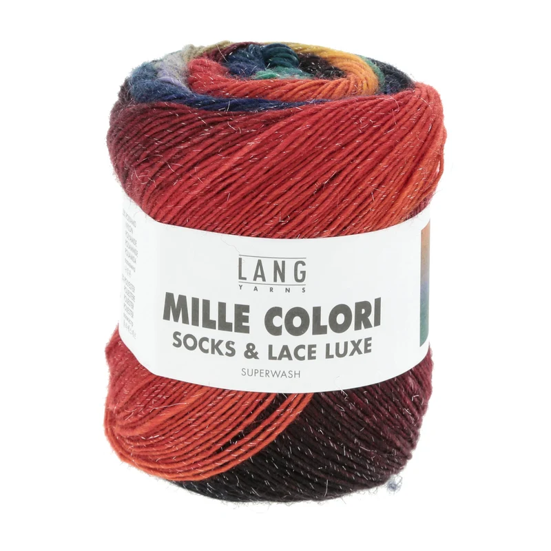 calzini lang filati mille colori e pizzo di lusso