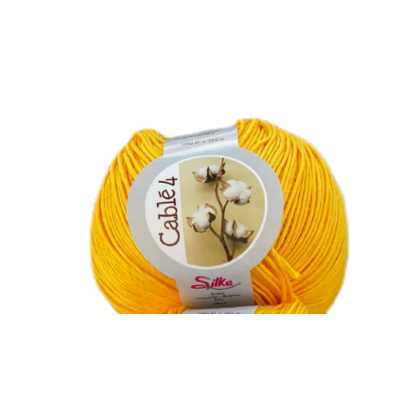 COTONE PER UNCINETTO CABLÉ 4 100 GR MADE ITALY COTONE PER COSTUMI VARI COLORI (IL COSTO EQUIVALE A UN SOLO GOMITOLO DA 100 GR)