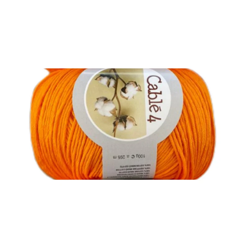 COTONE PER UNCINETTO CABLÉ 4 100 GR MADE ITALY COTONE PER COSTUMI VARI COLORI (IL COSTO EQUIVALE A UN SOLO GOMITOLO DA 100 GR)