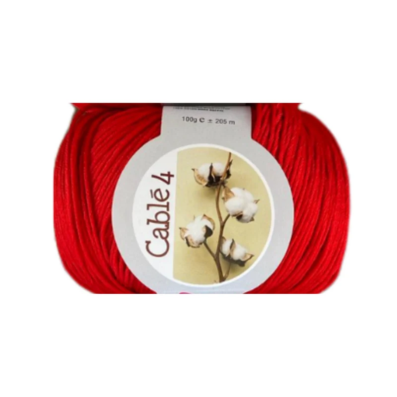 COTONE PER UNCINETTO CABLÉ 4 100 GR MADE ITALY COTONE PER COSTUMI VARI COLORI (IL COSTO EQUIVALE A UN SOLO GOMITOLO DA 100 GR)
