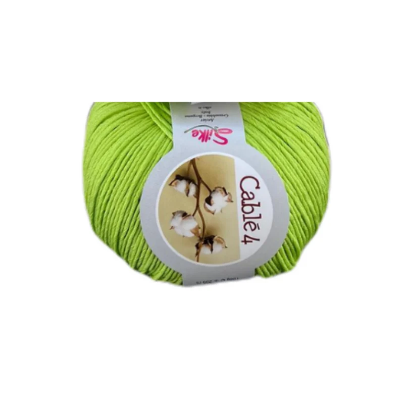 COTONE PER UNCINETTO CABLÉ 4 100 GR MADE ITALY COTONE PER COSTUMI VARI COLORI (IL COSTO EQUIVALE A UN SOLO GOMITOLO DA 100 GR)