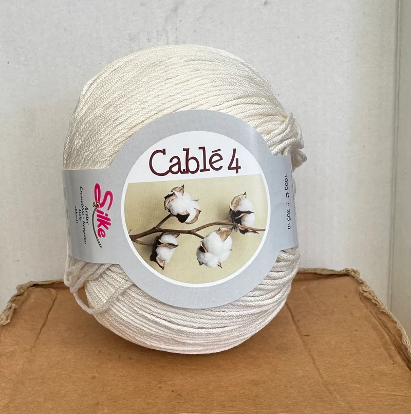 COTONE PER UNCINETTO CABLÉ 4 100 GR MADE ITALY COTONE PER COSTUMI VARI COLORI (IL COSTO EQUIVALE A UN SOLO GOMITOLO DA 100 GR)