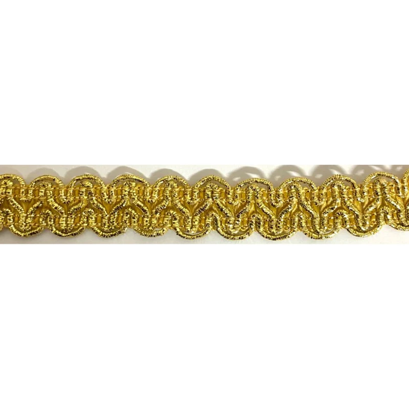 PASSAMANERIA ORO LUREX TRAMEZZO 1,5 CM DI LARGHEZZA PIZZI PIZZETTI ULTERIORE METRATURA CONTATTARE