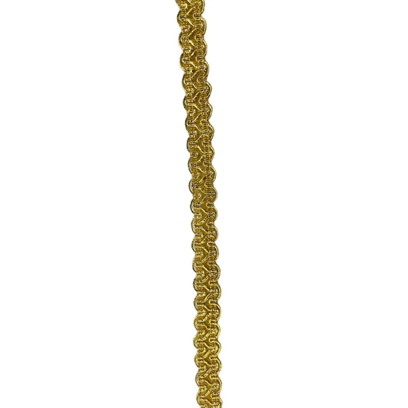 PASSAMANERIA ORO LUREX TRAMEZZO 1,5 CM DI LARGHEZZA PIZZI PIZZETTI ULTERIORE METRATURA CONTATTARE