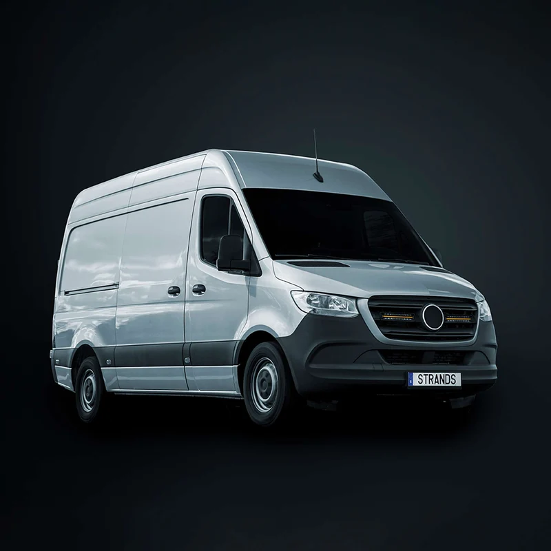 Kit griglia con barra luminosa Strands Twin 12" Siberia XPA per Mercedes Sprinter 2022+