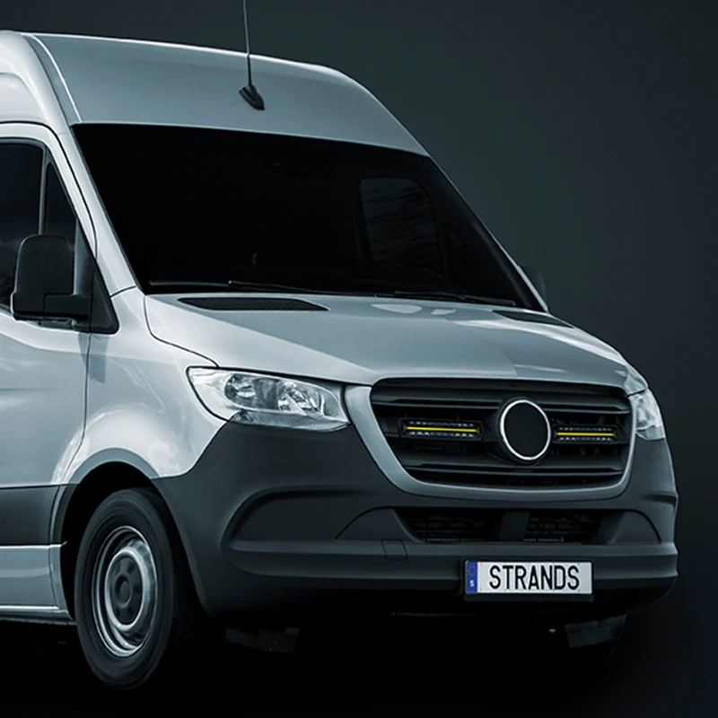 Kit griglia con barra luminosa Strands Twin 12" Siberia XPA per Mercedes Sprinter 2022+